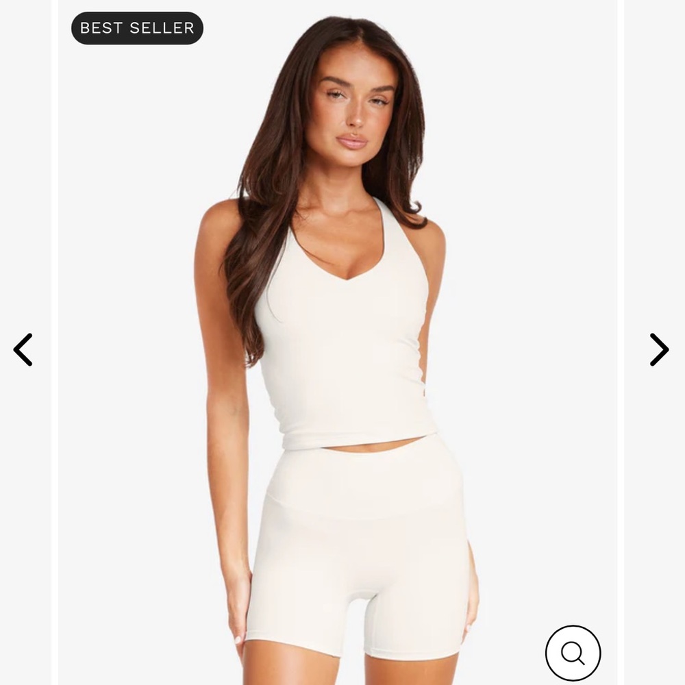 Crop Shop Boutique Fade 2 piece set in Vanilla